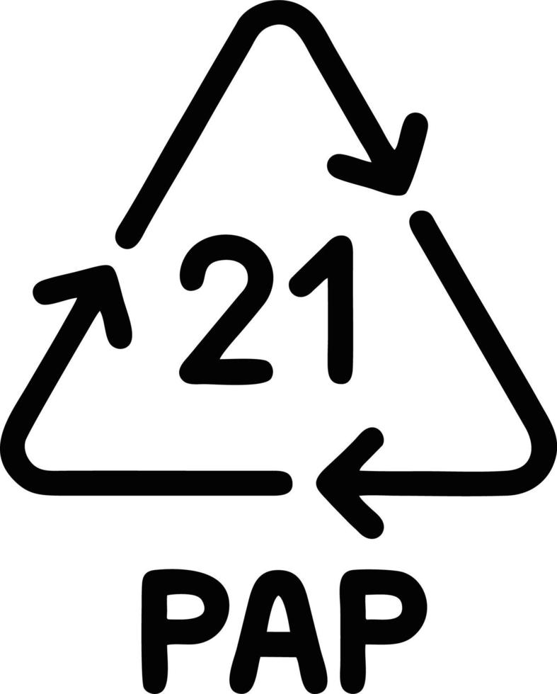 Papierkorb-Symbol. Recycling-Symbol schwarze Silhouette. bereiten Sie Symboldesign auf Vektorillustration auf vektor