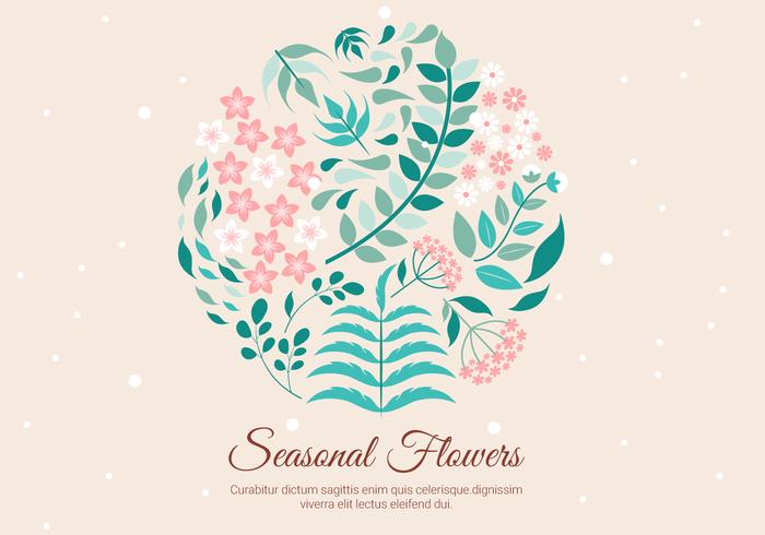 Free Spring Vector Hintergrund