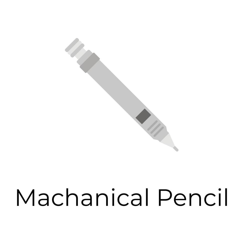 trendig mekanisk penna vektor