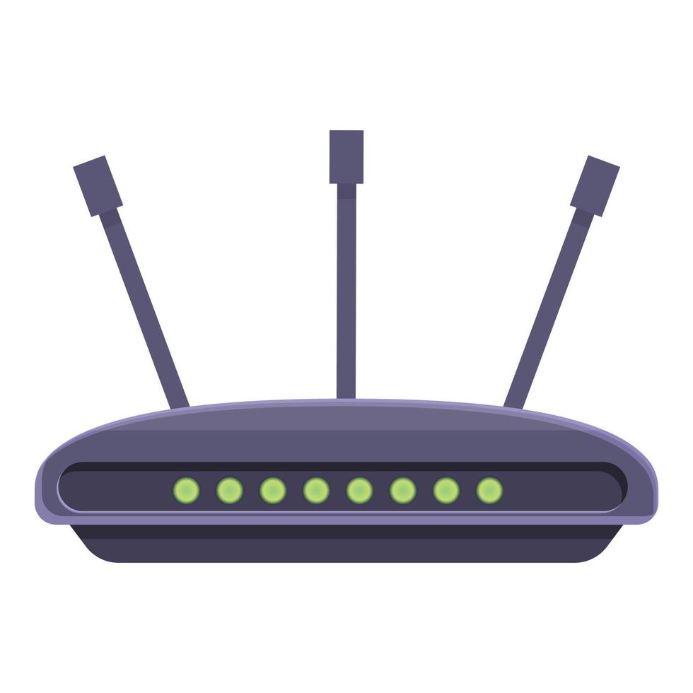 wiFi modem förbindelse ikon, tecknad serie stil vektor
