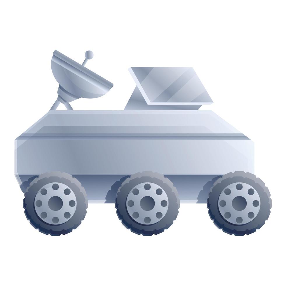 Moon Rover-Symbol, Cartoon-Stil vektor