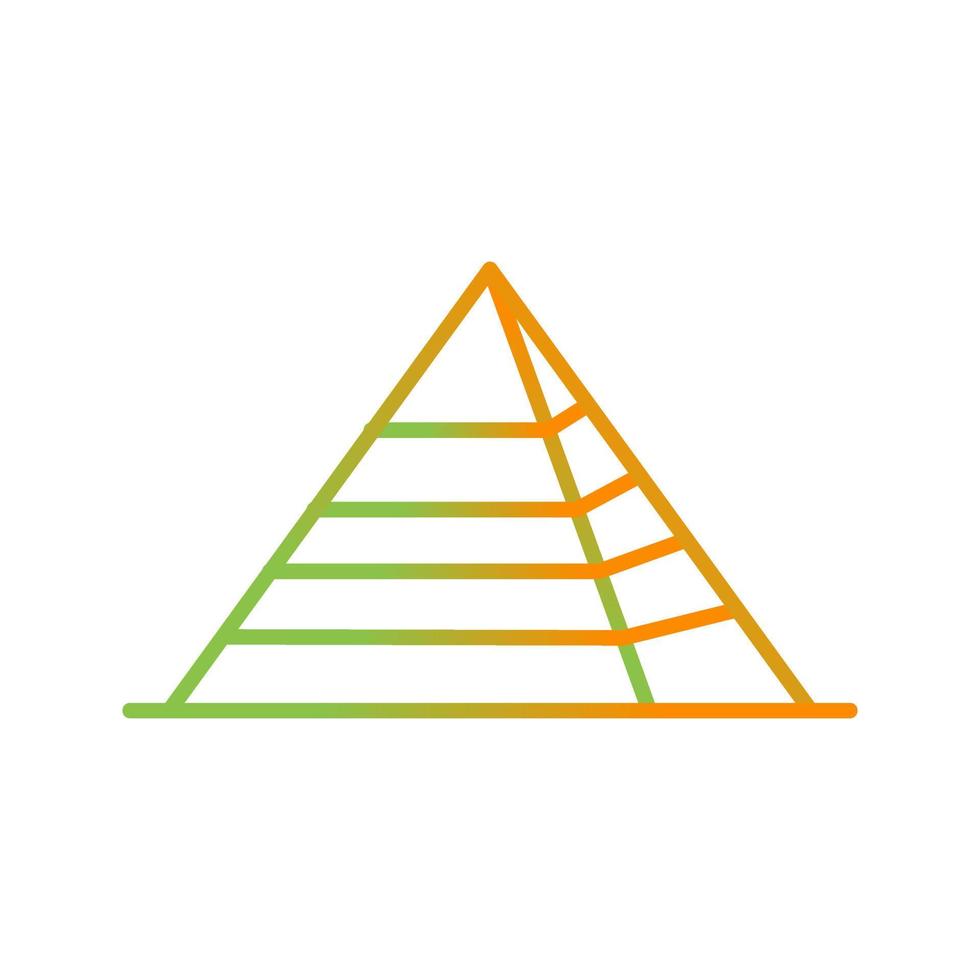 Symbol für Pyramidenvektor vektor