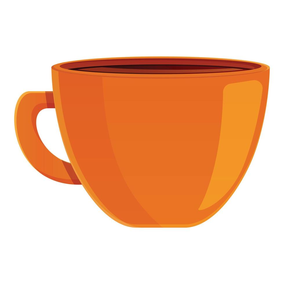 Herbst-Party-Kaffeetasse-Symbol, Cartoon-Stil vektor