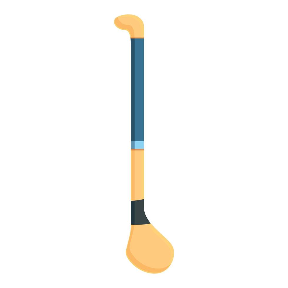 Hurling-Stick-Ausrüstungssymbol, Cartoon-Stil vektor