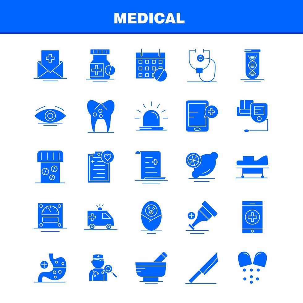 Medizinische solide Glyphen-Icons für Infografiken, mobiles Uxui-Kit und Druckdesign umfassen medizinische Blattpflanzenmedizin, Augenball, medizinische Sammlung, modernes Infografik-Logo und Piktogramm vektor