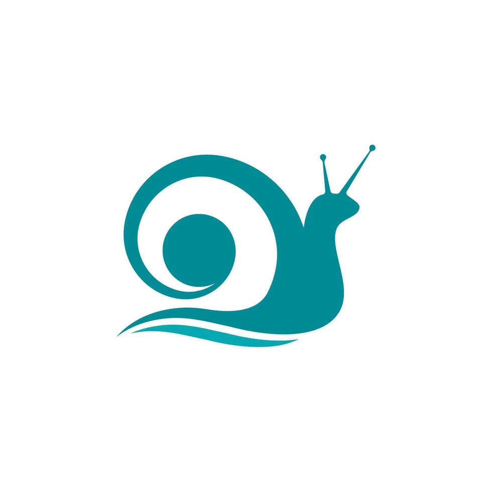 Schnecke Vektor Icon Design Illustration