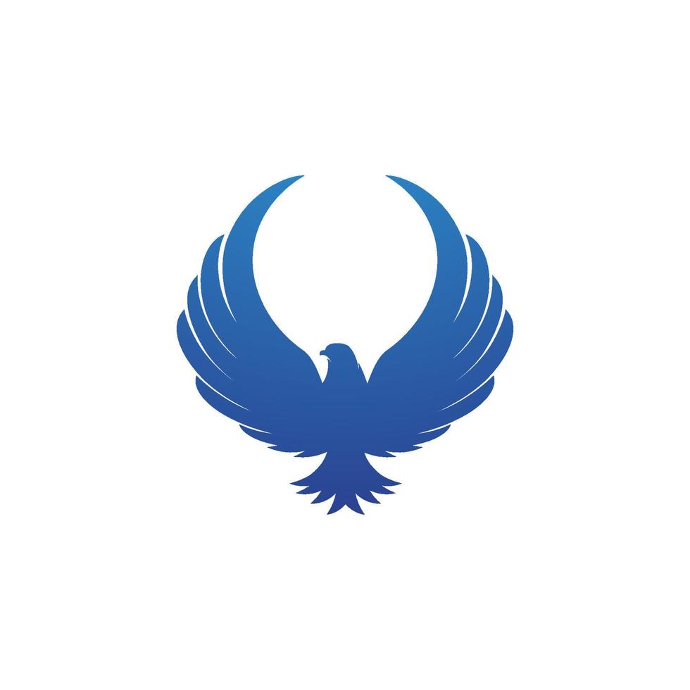 Falkenflügel Symbol Vorlage Vektor