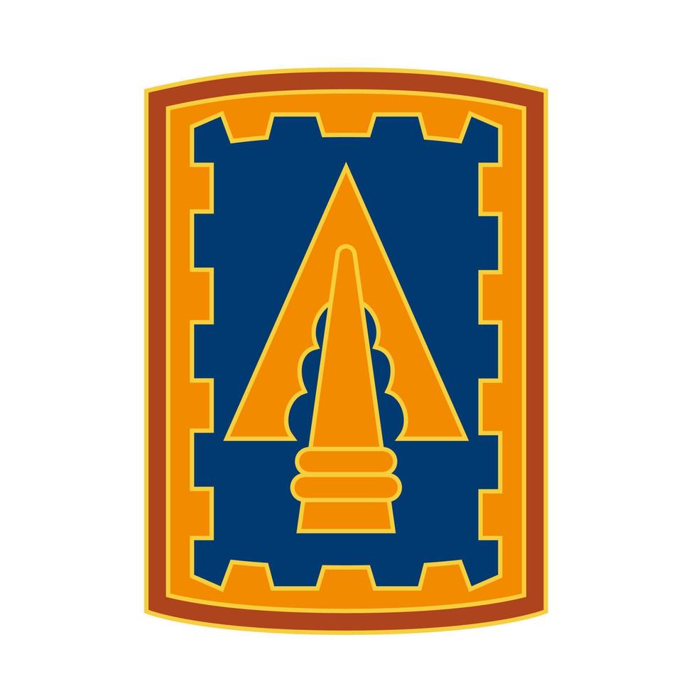 United States Army 108th ada Air Defense Artillery Combat Service Identification Badge csib vektor