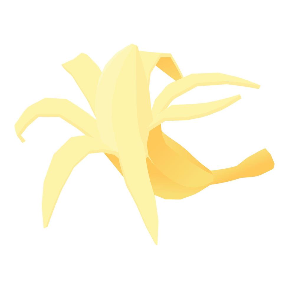 exotische Bananenikone, isometrischer Stil vektor