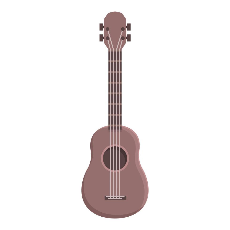 ukelele ikon tecknad serie vektor. ukulele gitarr vektor