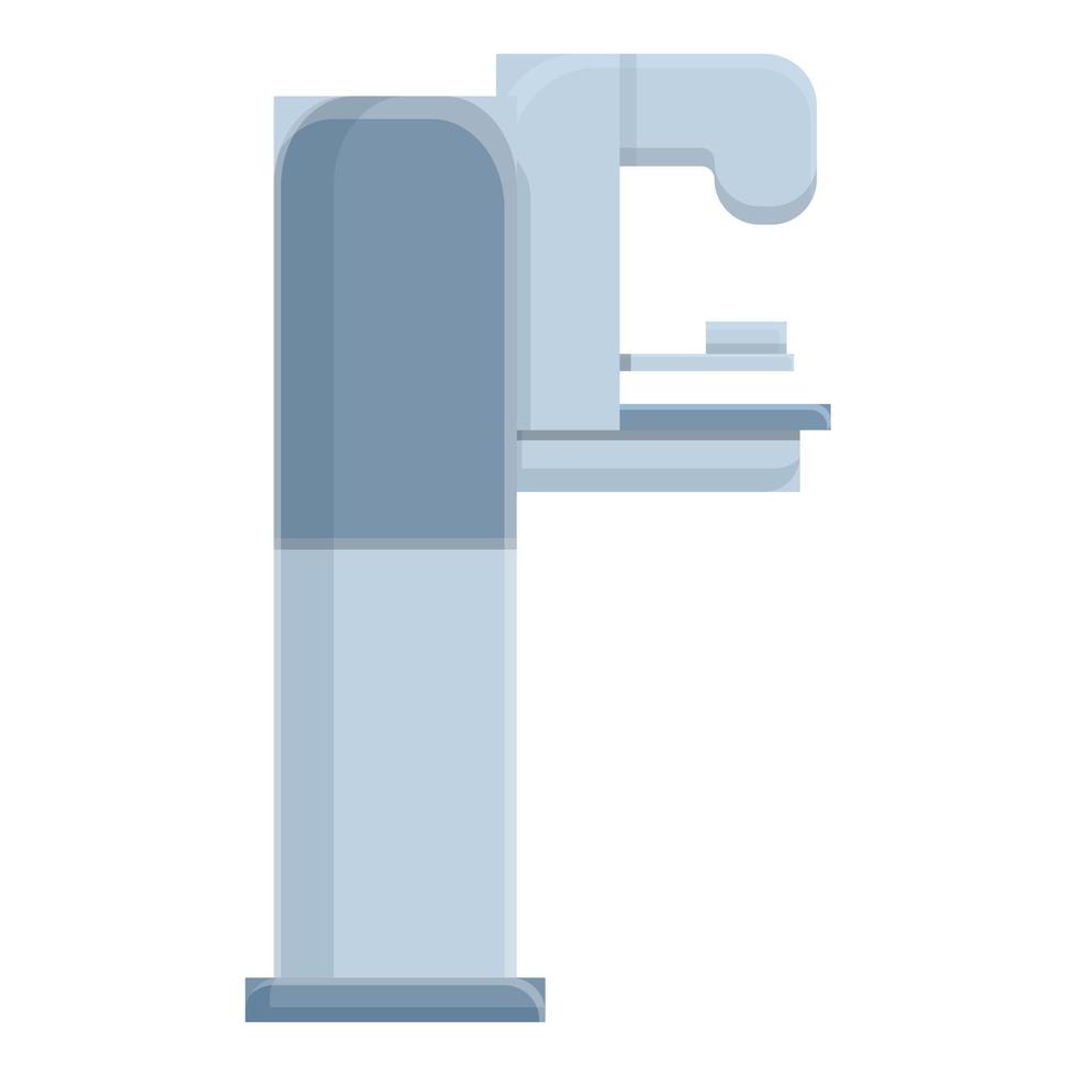 Arzt Brust Maschine Symbol Cartoon Vektor. Krebs-Mammographie vektor