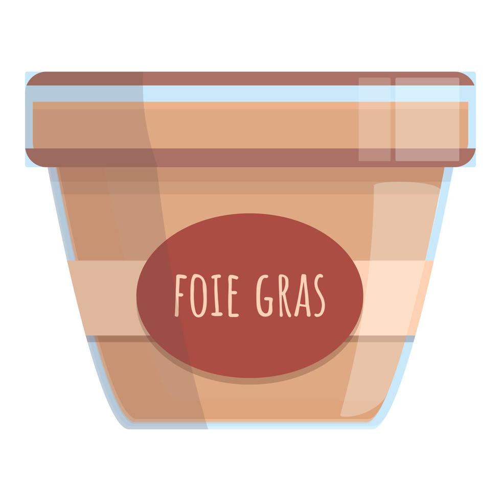 franska foie gras ikon tecknad serie vektor. gås mat vektor