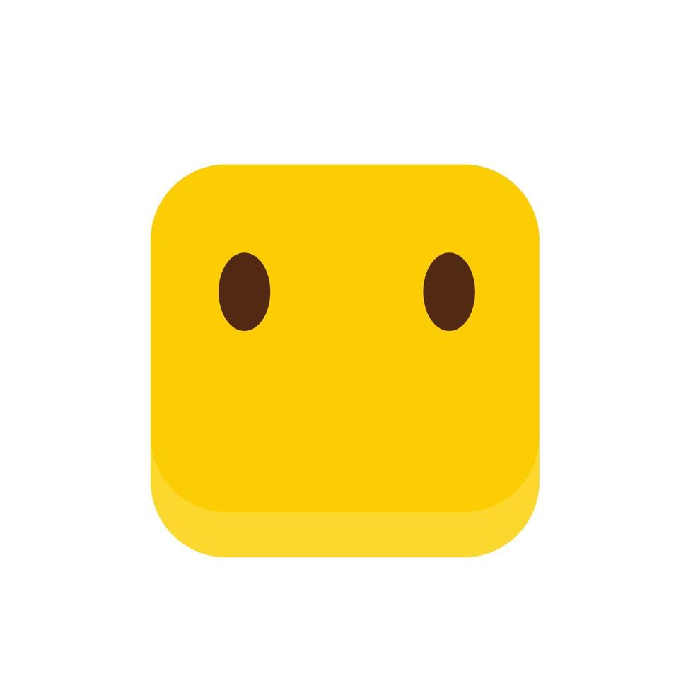 schockierter Emoji-Icon-Designvektor vektor