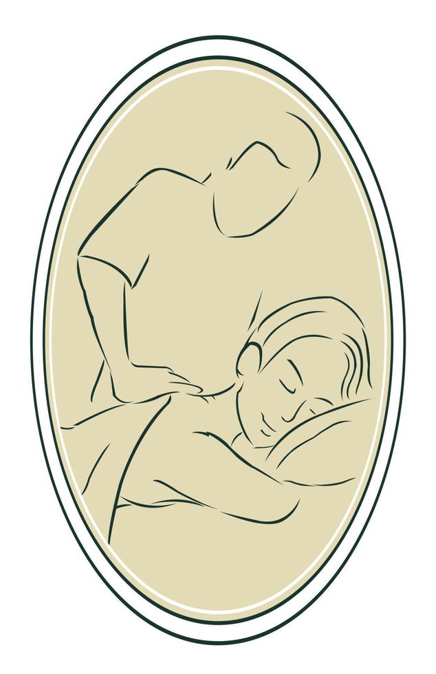 massage kropp illustration vektor