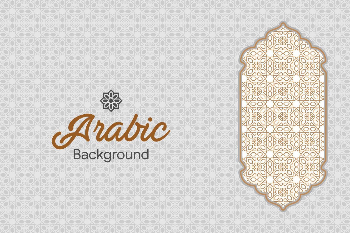 islamischer arabischer geometrischer kunstillustrationsvektor vektor