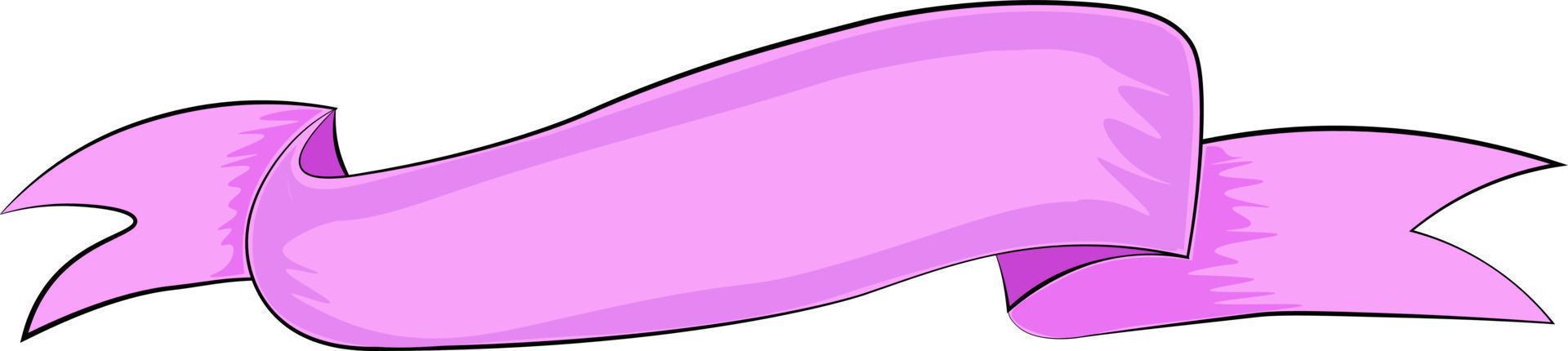 illustration av rosa band baner vektor