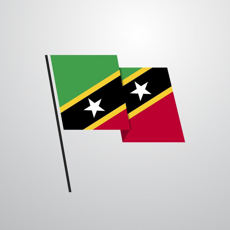 Saint Kitts och Nevis vektor