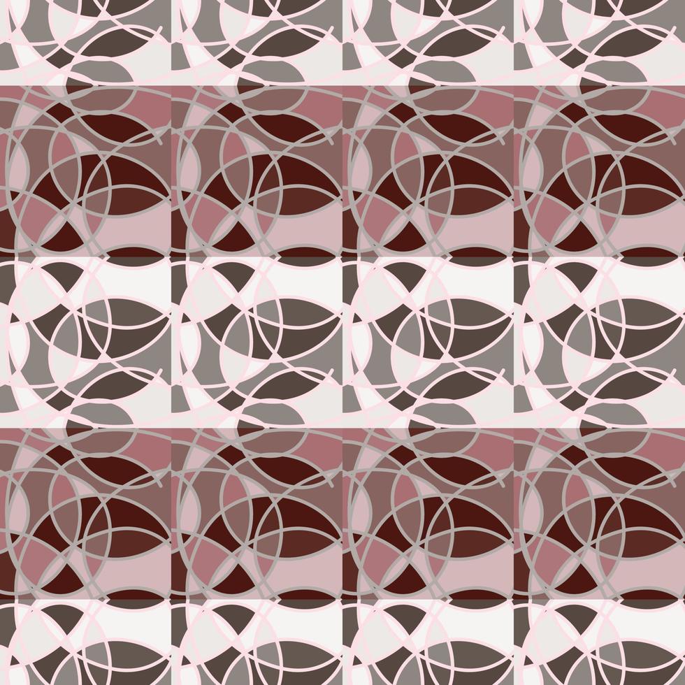 dekorative Glasmosaik-Fliesenverzierung. Kreis Kaleidoskop Musterdesign. vektor