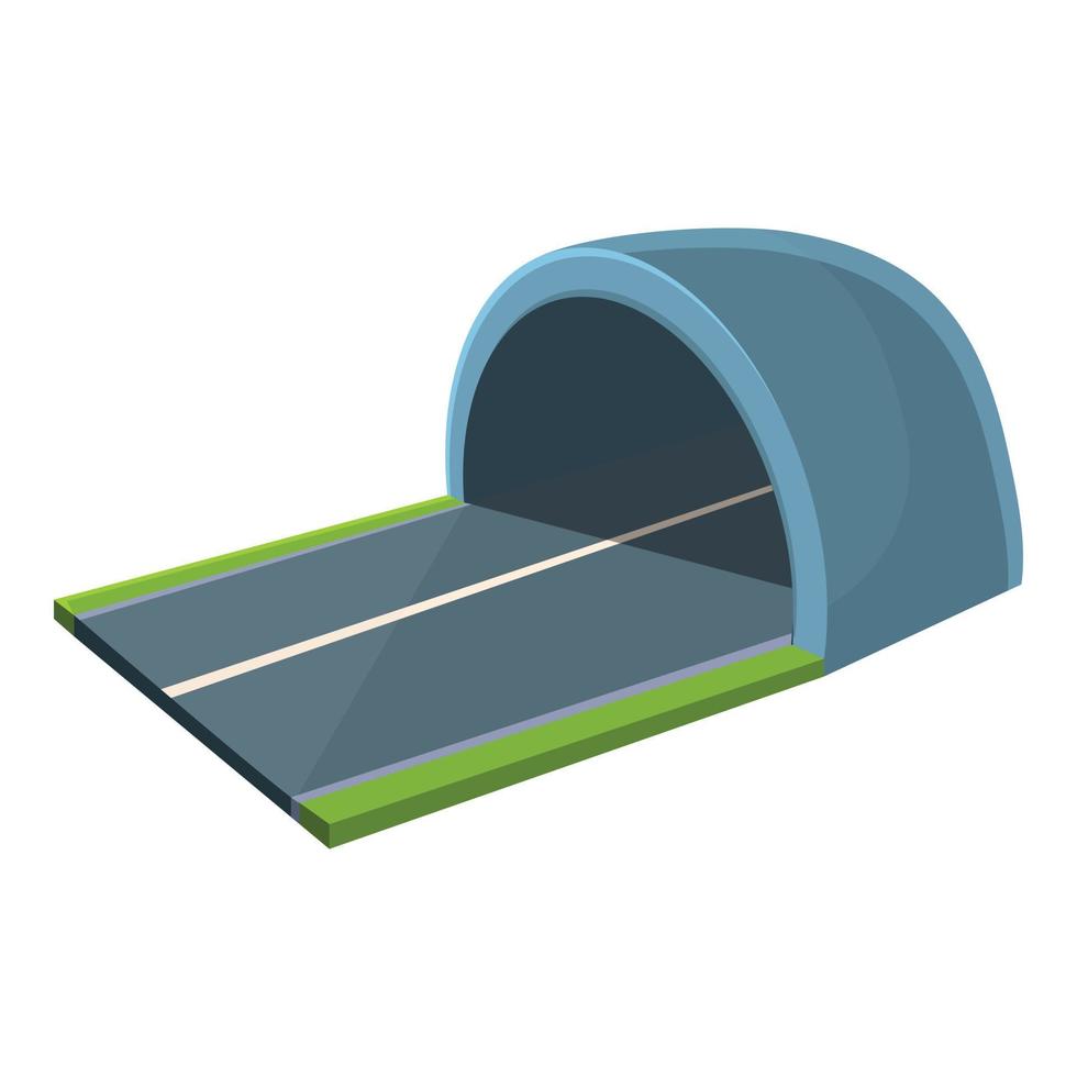 Arch-Tunnel-Symbol, Cartoon-Stil vektor