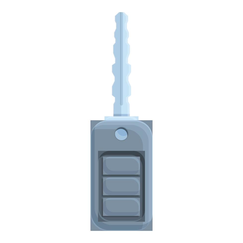 Auto Alarm Schlüsselanhänger Symbol Cartoon Vektor. Fernbedienung vektor