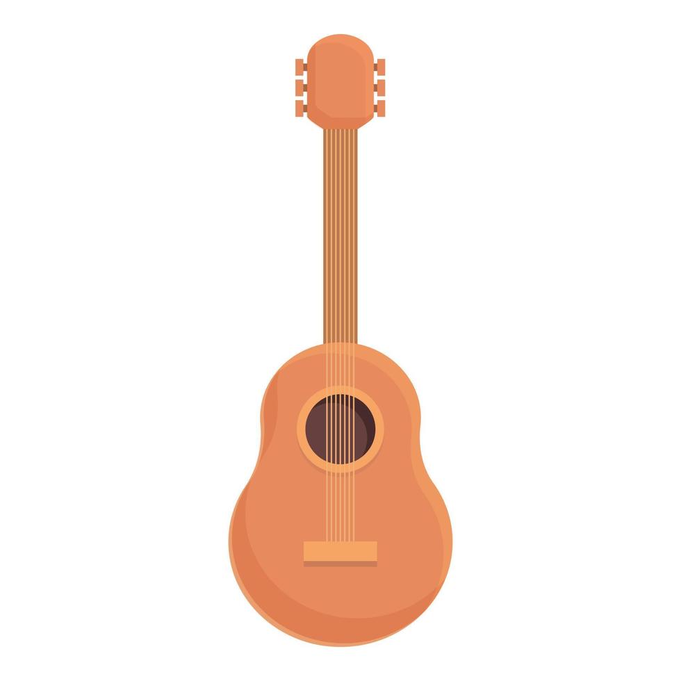 argentina gitarr ikon tecknad serie vektor. resa Amerika vektor