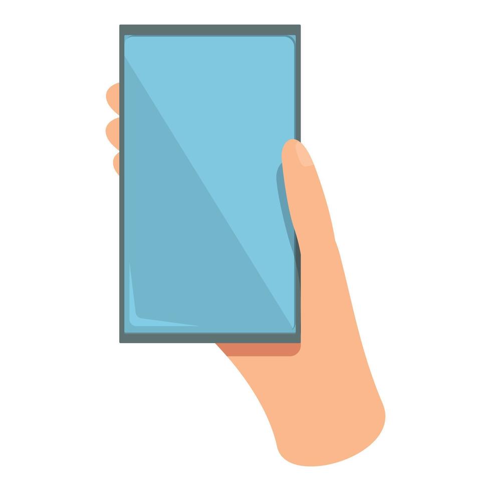 Touchscreen-Symbol Cartoon-Vektor. Handy Bildschirm vektor