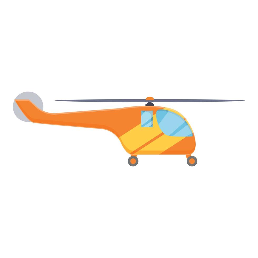 Rettungshubschrauber-Symbol, Cartoon-Stil vektor