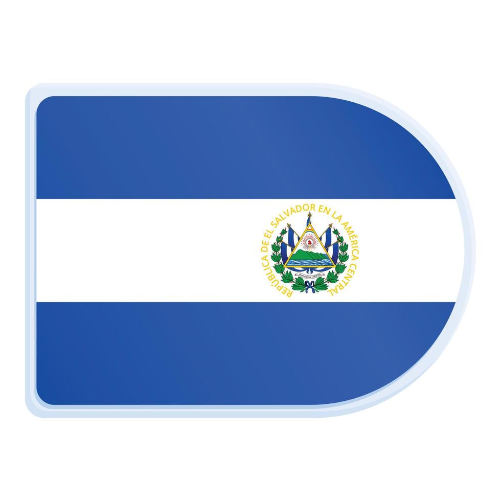 el salvador abzeichen symbol cartoon vektor. Tag der Unabhängigkeit vektor