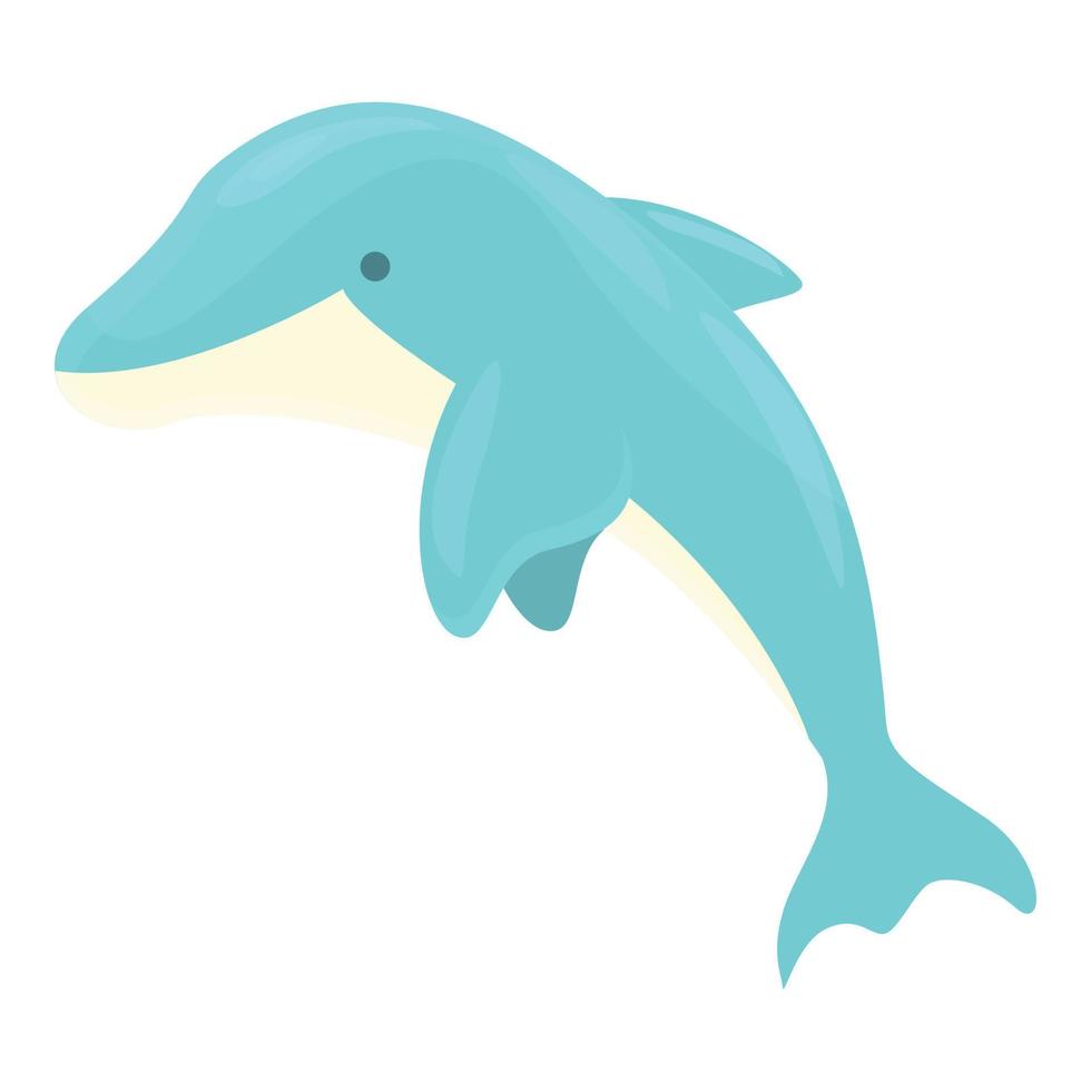 delfin hav ikon tecknad serie vektor. marin fisk vektor