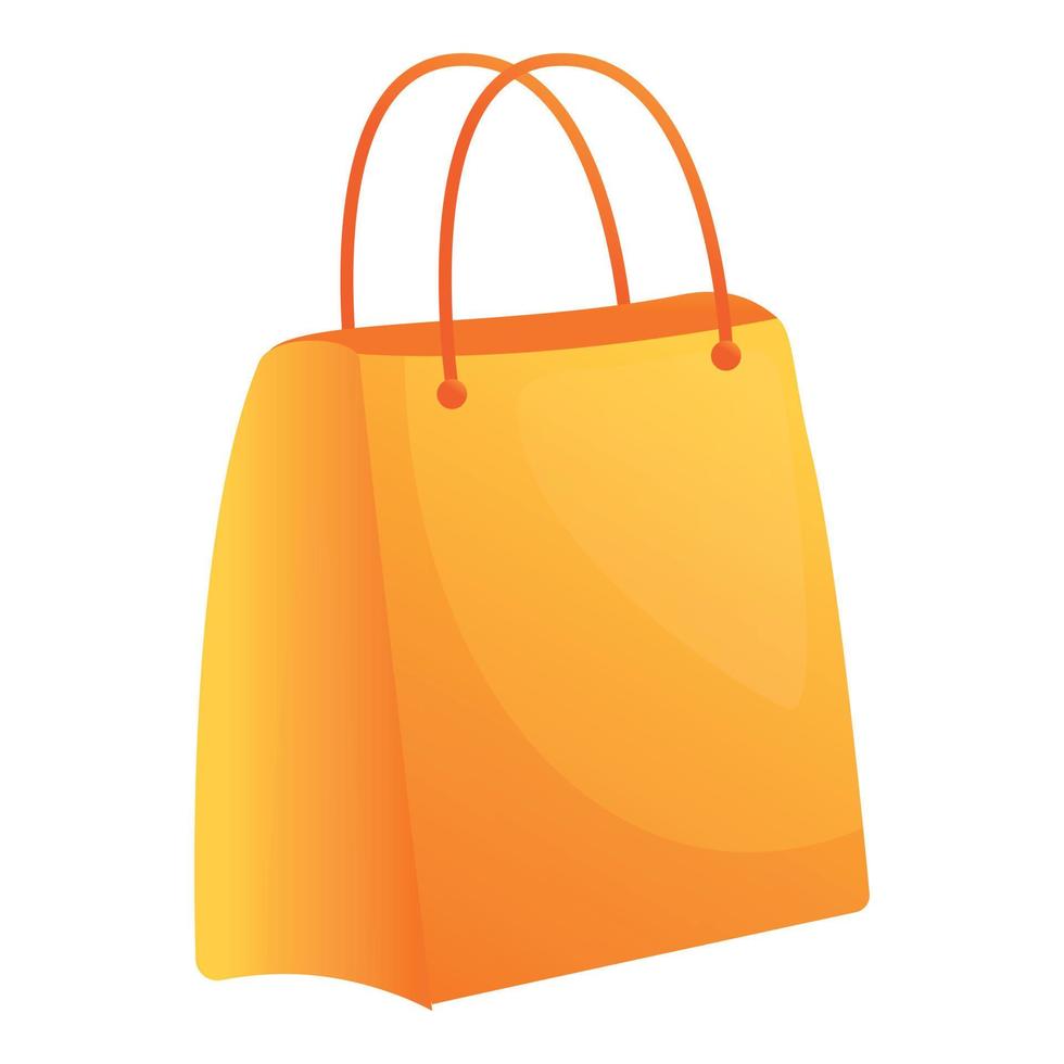 Paper Shop Bag-Symbol, Cartoon-Stil vektor