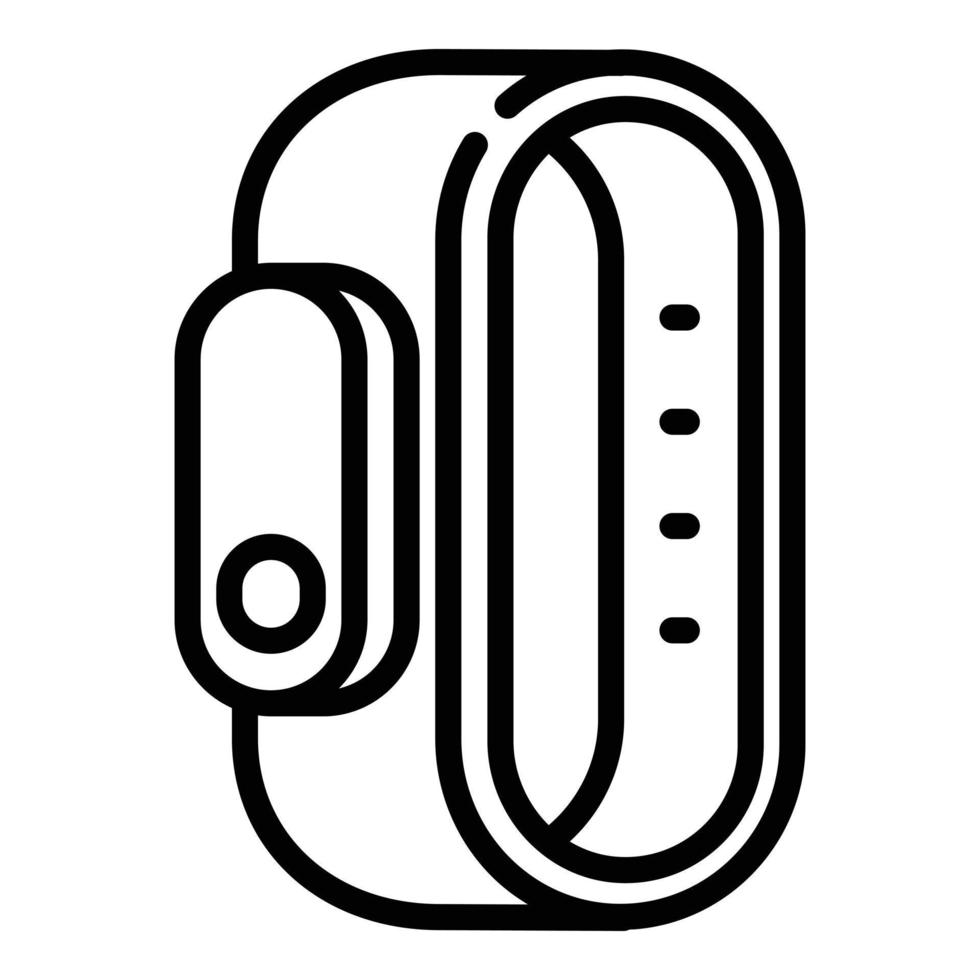 Fitness-Aktivitäts-Tracker-Symbol, Umrissstil vektor