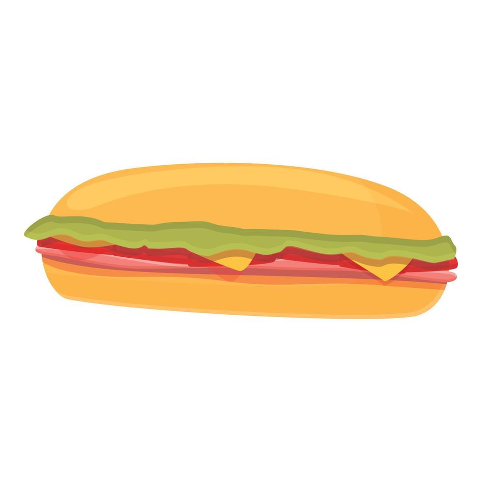 skola smörgås ikon tecknad serie vektor. australier mat vektor