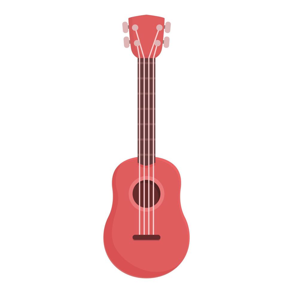 mariachi ukulele ikon tecknad serie vektor. hawaii gitarr vektor