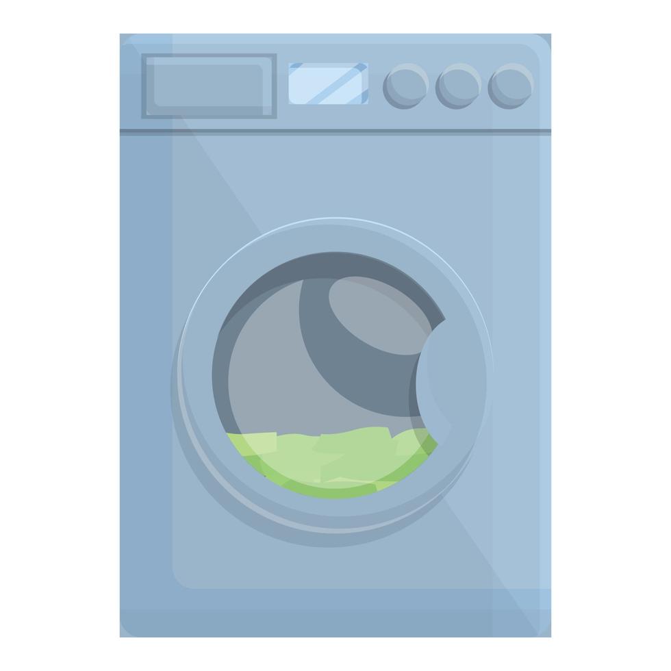 Hauswaschmaschine Anti-Geld-Wäsche-Symbol, Cartoon-Stil vektor