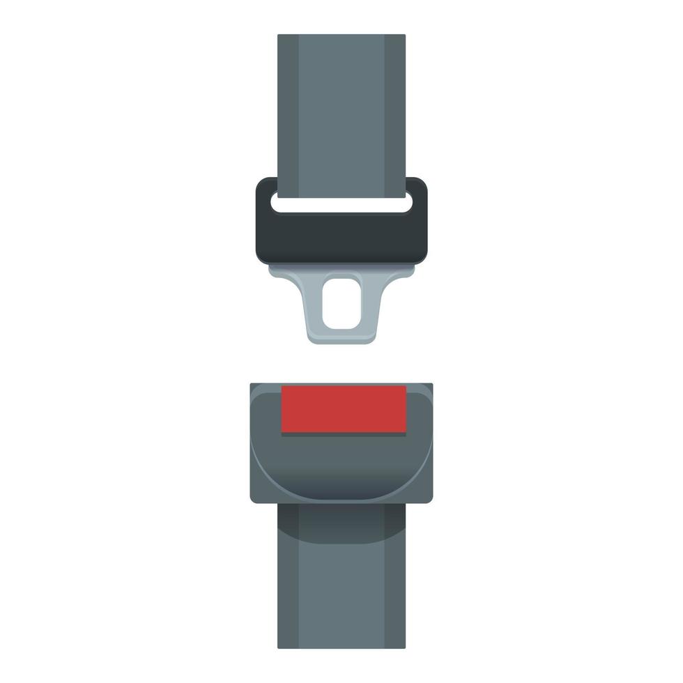 Sicherheitsgurt-Symbol Cartoon-Vektor. Autositz vektor