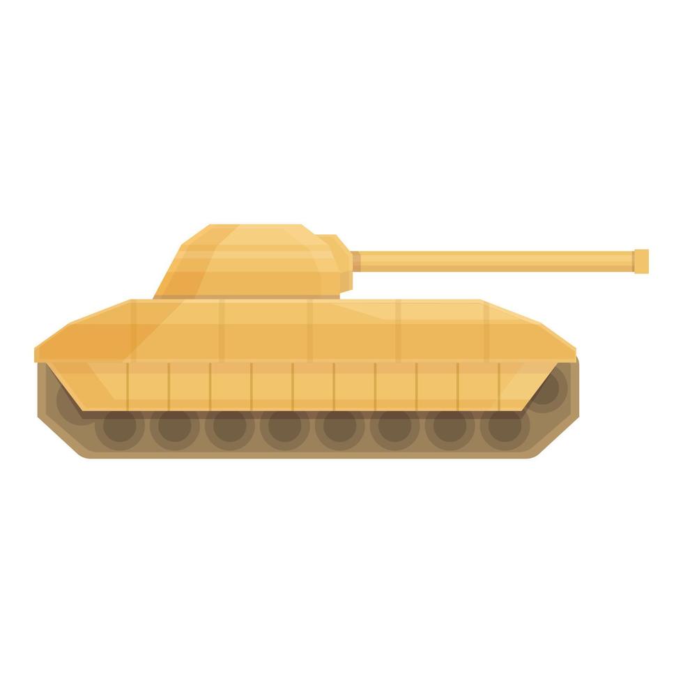 öken- tank ikon tecknad serie vektor. militär armén vektor