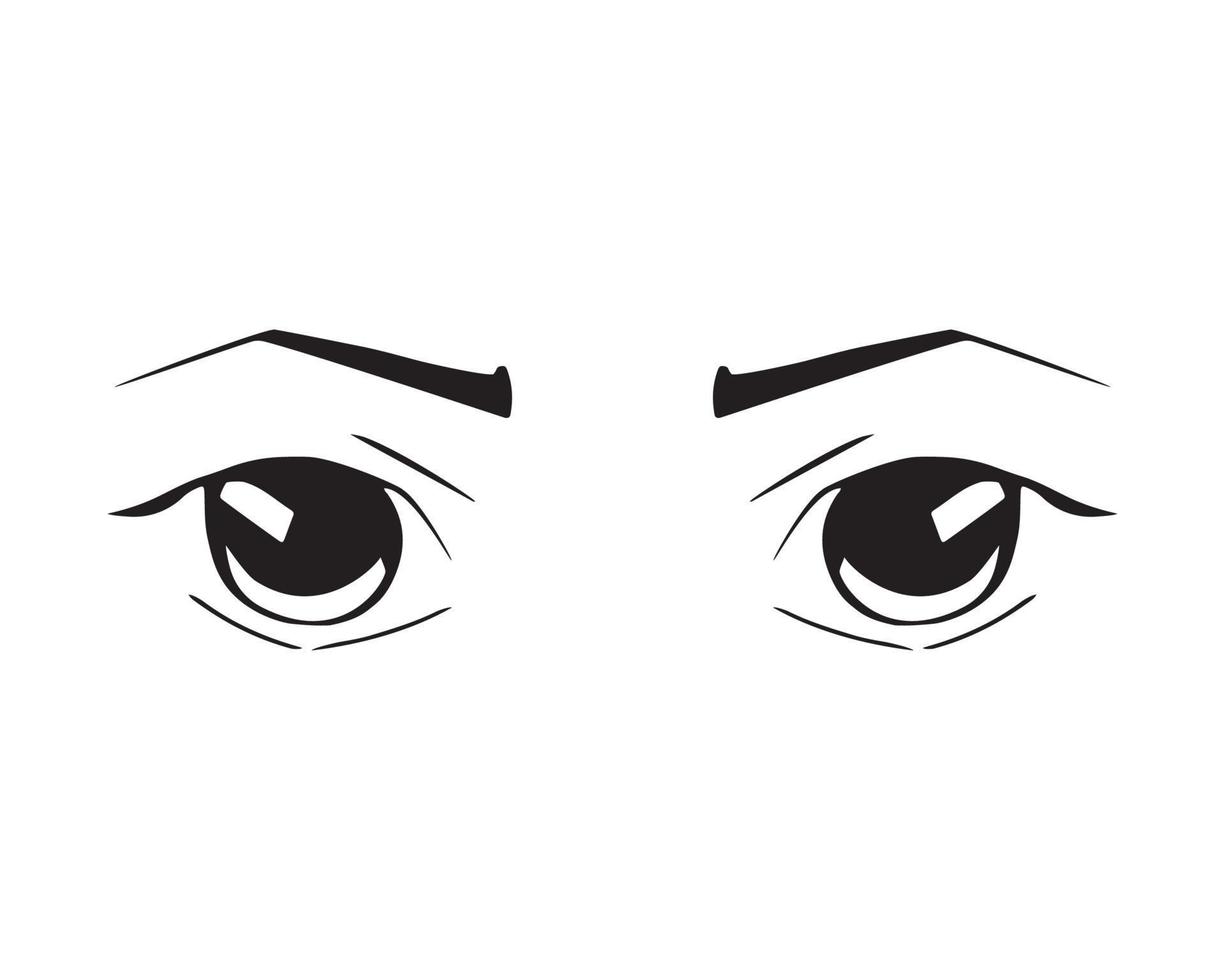 Vektorillustration des Augenausdrucks vektor