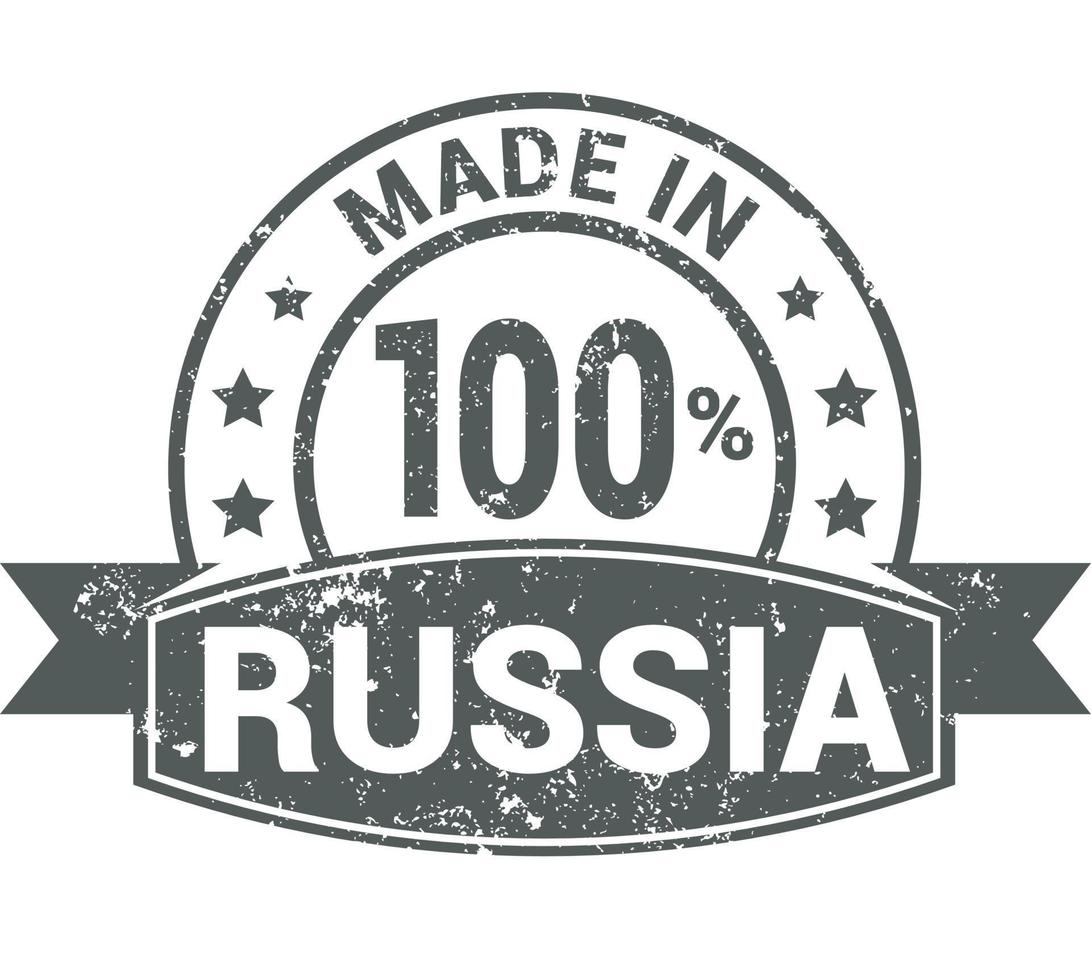 Russland Stempel Design Vektor