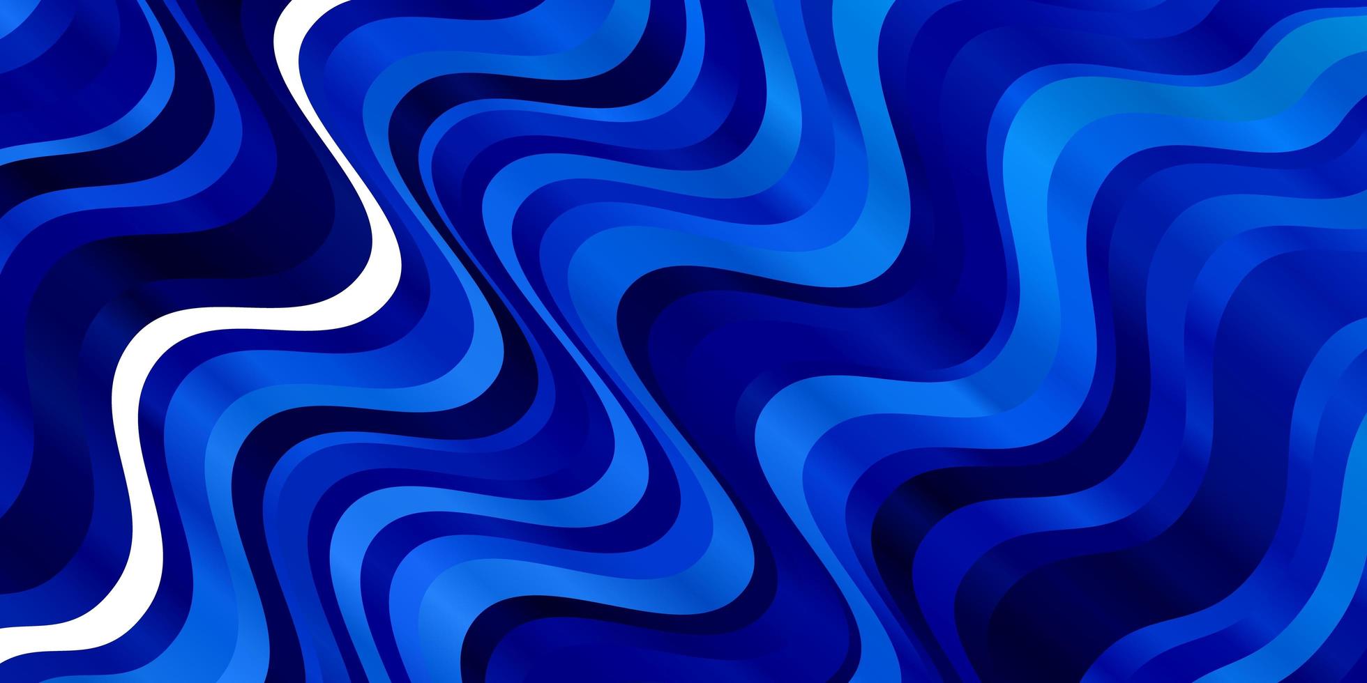 blaues Muster mit Kurven. vektor