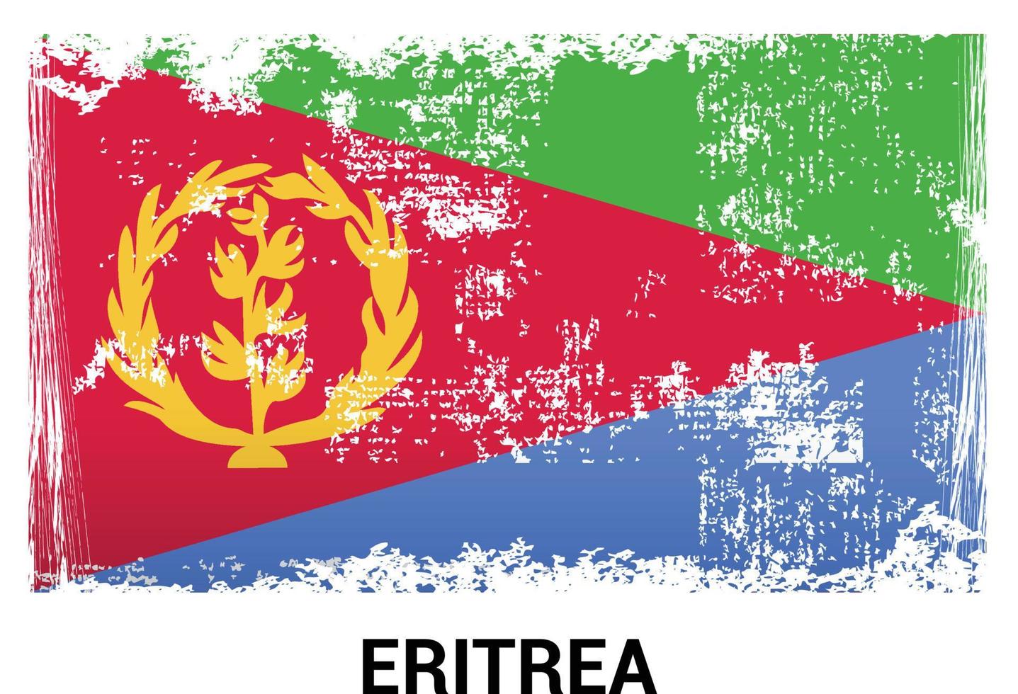 eritrea flaggor design vektor