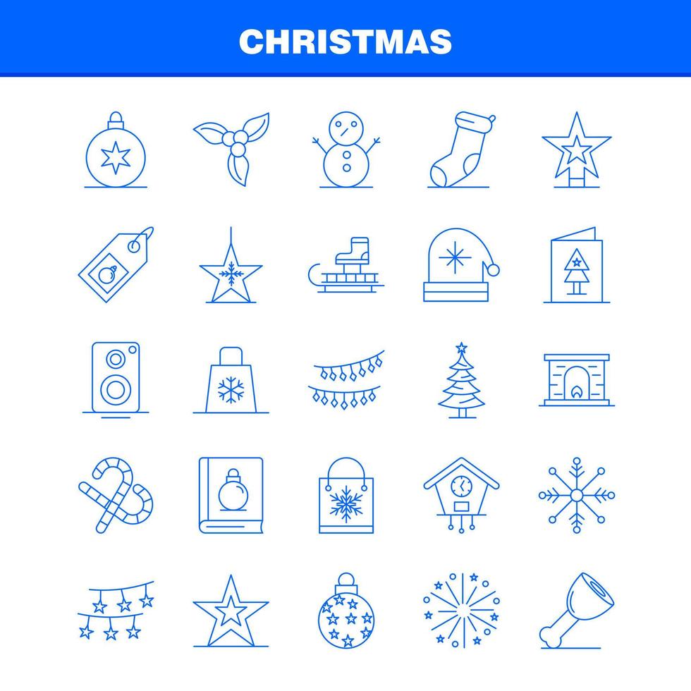 Weihnachtsliniensymbol für Webdruck und mobiles Uxui-Kit wie Kutsche, Weihnachtsmann, Weihnachtsmann, Süßigkeiten, Weihnachtslutscher, süßer Piktogrammpaketvektor vektor