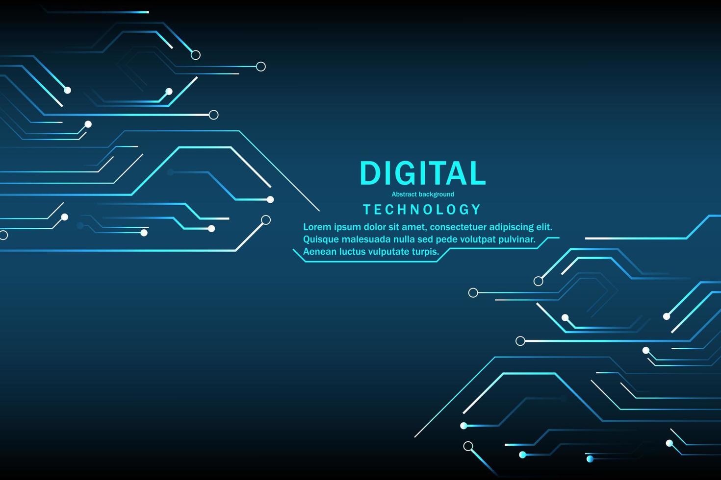 technologischer hintergrund mit linien vektor