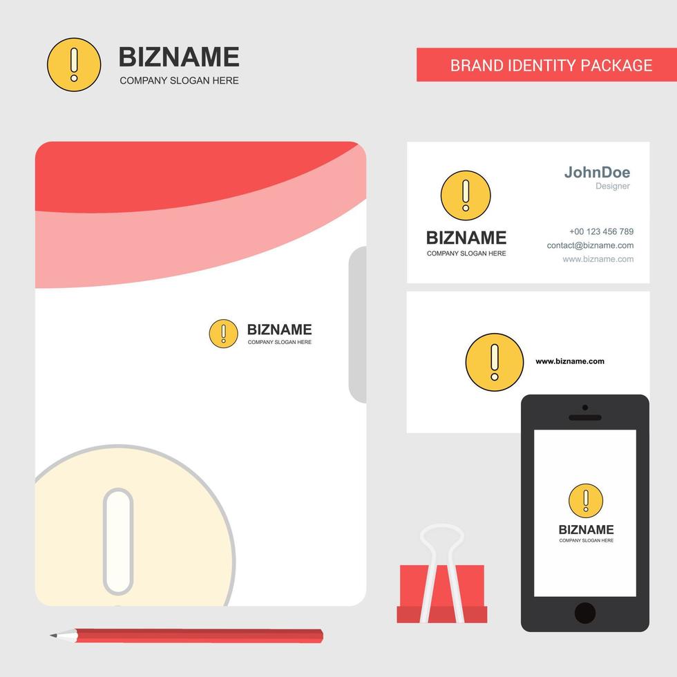 Fehler Business Logo File Cover Visitenkarte und mobile App Design Vector Illustration