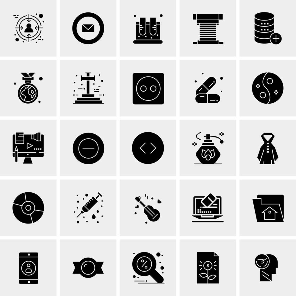 25 universelle Business-Icons Vektor kreative Icon-Illustration zur Verwendung in Web- und Mobilprojekten