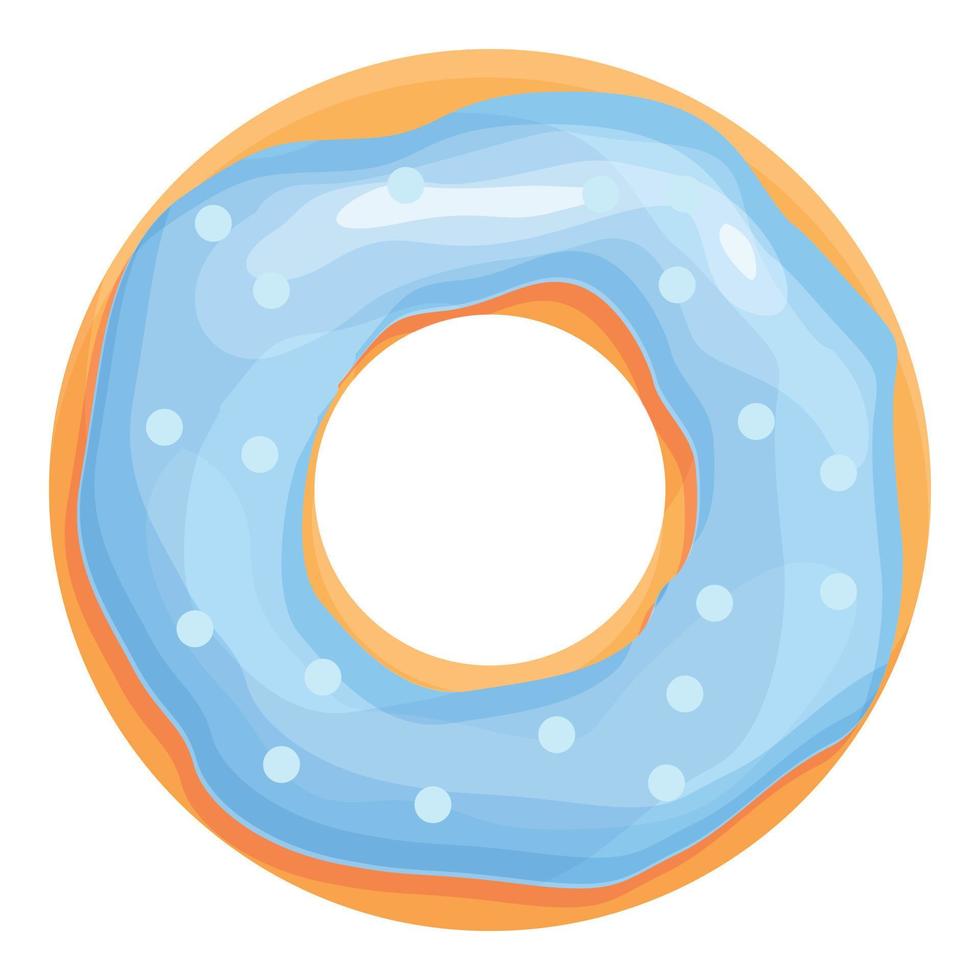 Loch-Donut-Symbol Cartoon-Vektor. Süßes Essen vektor