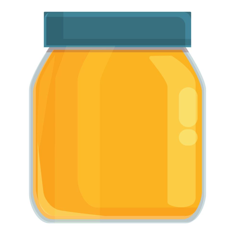 gold honigglas symbol cartoon vektor. Bienennektar vektor