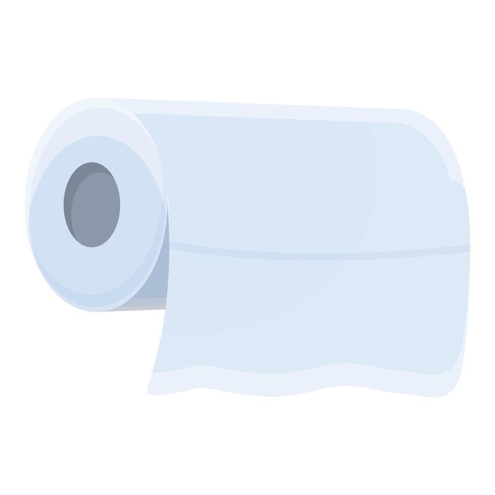 Tissue Roll-Symbol, Cartoon-Stil vektor