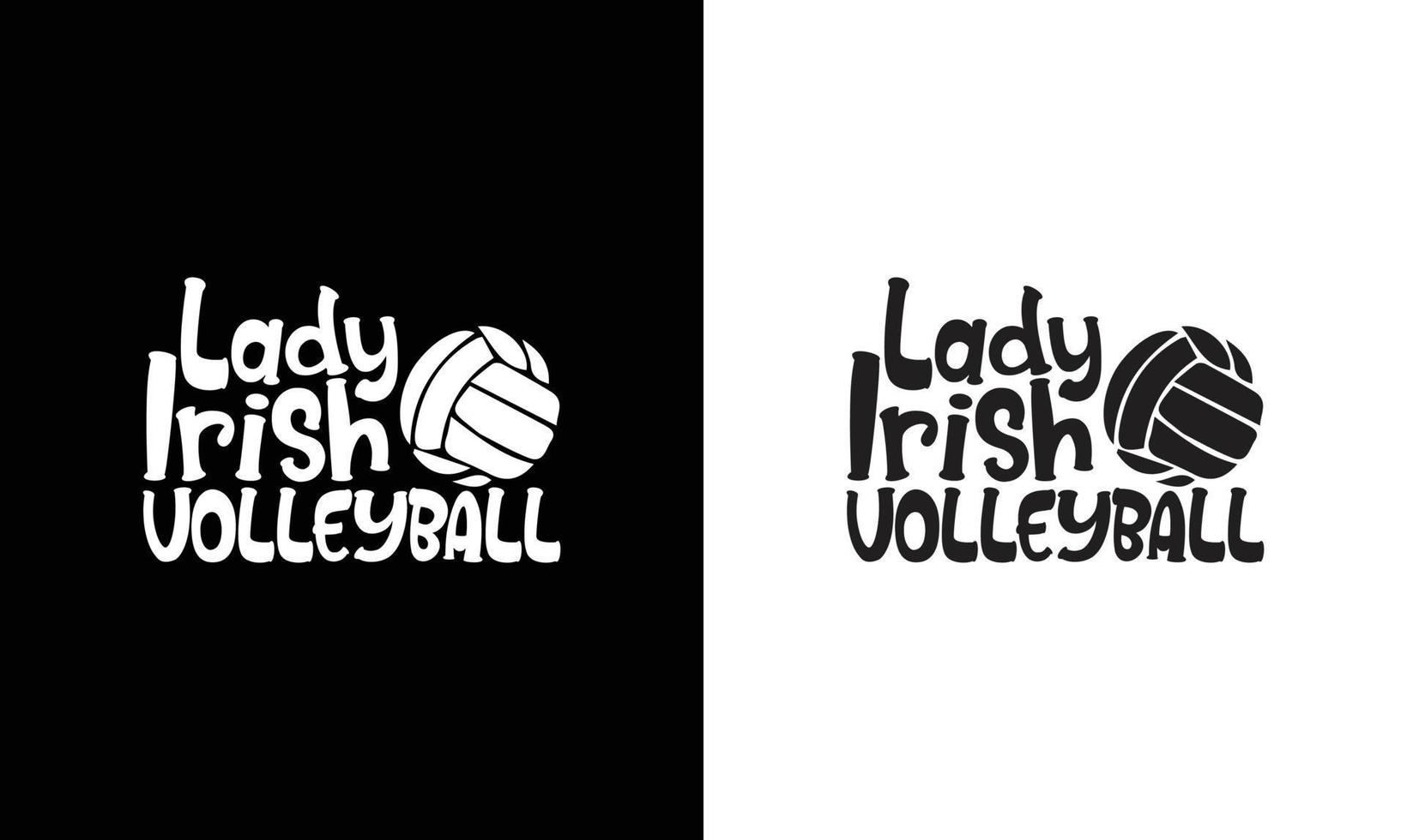 Volleyball-Zitat-T-Shirt-Design, Typografie vektor