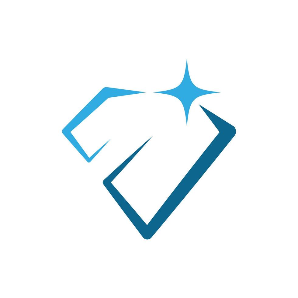 Diamant-Logo-Vektor vektor