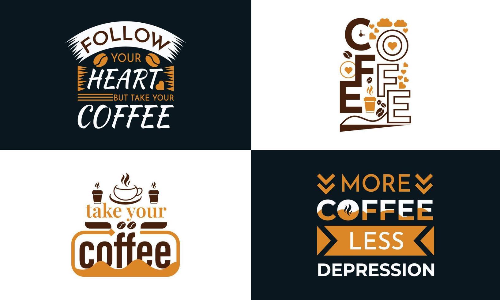 bestes T-Shirt-Design für Kaffeeliebhaber und Kaffee-T-Shirt-Design. vektor